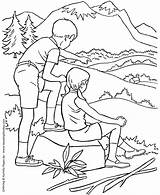 Free Printable Hiking Coloring Pages  HuntertuPaul sketch template