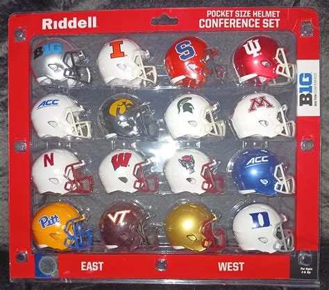 PAC 10 TRADITIONAL POCKET PRO HELMET SET RIDDELL - Fan shop