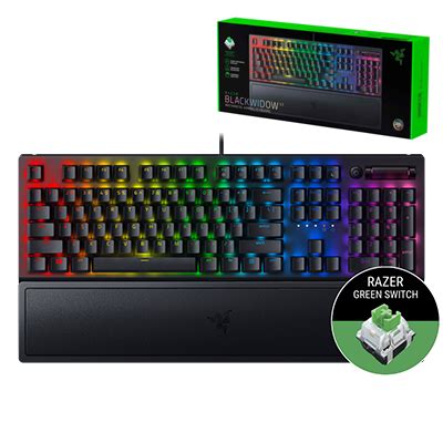 Razer BlackWidow V3 – Green Switch – US – Black – Radiance Computer