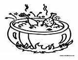 Soup Coloring Page sketch template
