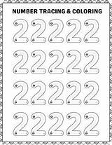 Number Tracing & Coloring Activity Pages  Handwriting sketch template