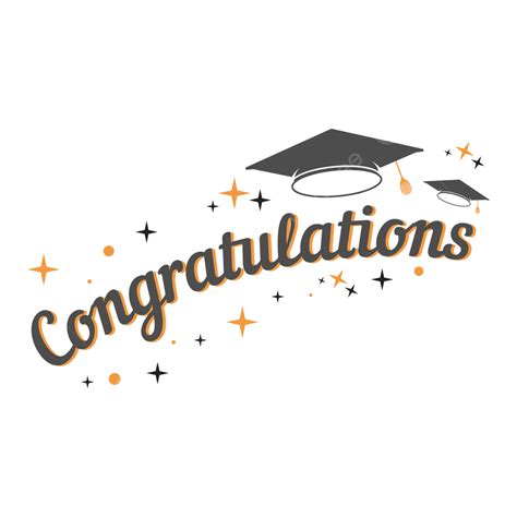 Greeting Congratulations Sign For Graduation, Graduate, Congrats, Graduation PNG and Vector with ...