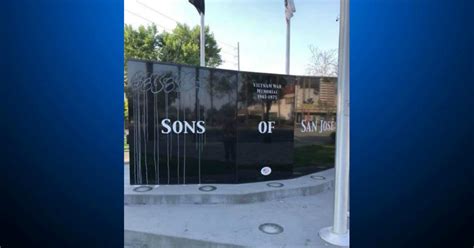 Vandal Attacks Vietnam War Memorial In San Jose - CBS San Francisco