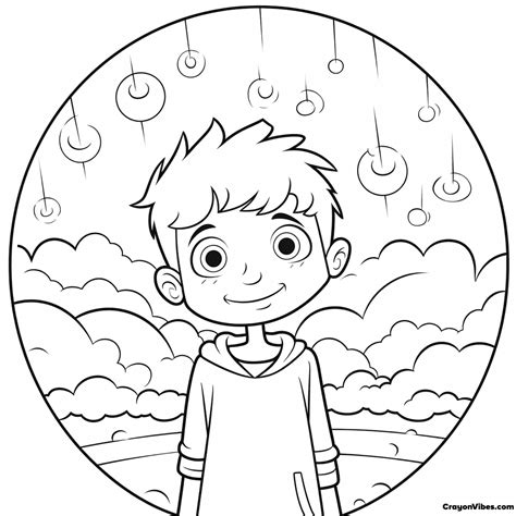 Rainy Day Coloring Pages for Preschoolers & Toddlers