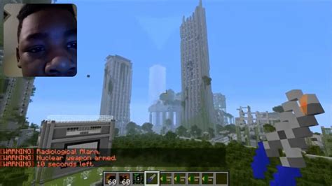Minecraft city vs nuke - YouTube