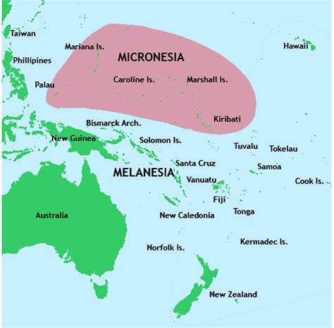 Micronesia Map