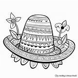 Sombrero Coloring Pages  Free & Printable sketch template
