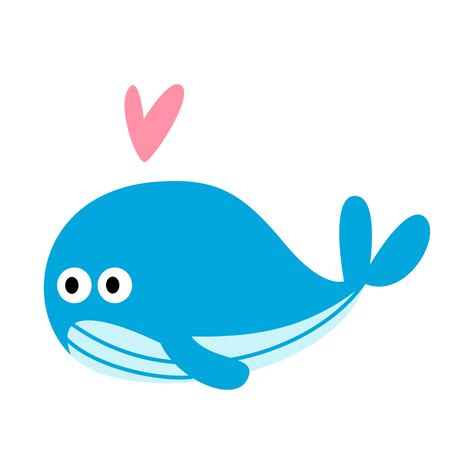 illustration de baleine mignonne pour dessin animé pour enfants ...