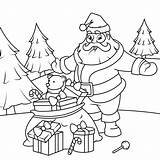 Free Printable Coloring Pages Of Santa Claus Bring The Magic  sketch template