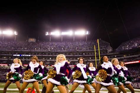 Ravens cheerleaders in photos