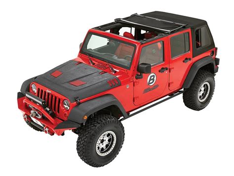 Bestop-Trektop-Pro-Hybrid-4-door-front - Jeep Wrangler Parts