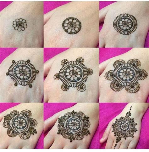 20 Step by Step Mehndi Designs for Beginners | Simple henna tattoo, Beginner henna designs ...