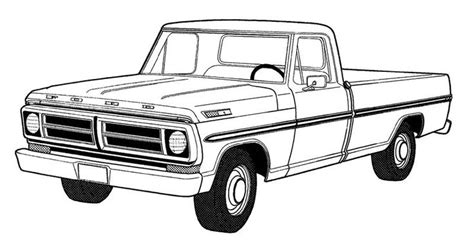 Vehicledonation.info | Truck coloring pages, Old ford truck, Ford truck