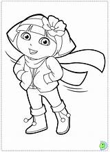 Dora Explorer Map Coloring Pages sketch template