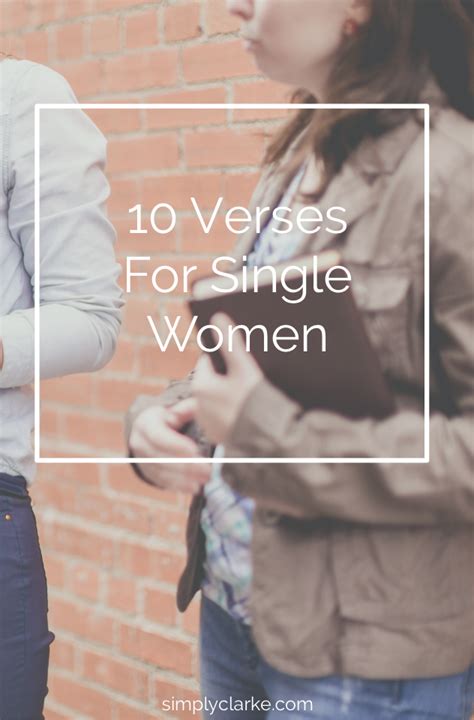 10 Verses for Single Women - Simply Clarke