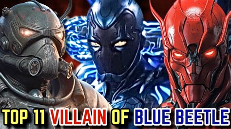 Top 11 Nefarious And Monstrous Villains Of Blue Beetle - Explored - YouTube