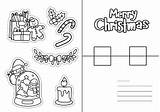 Christmas Pop Up Card Coloring Pages Vol2 By Teacher Manda You And Art sketch template
