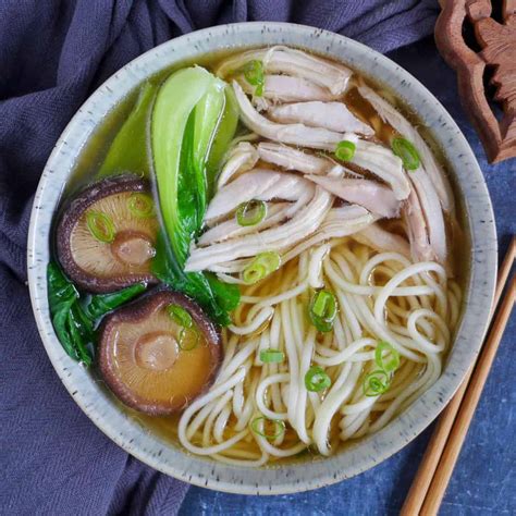 Chinese Chicken Noodle Soup (鸡汤面) - Red House Spice