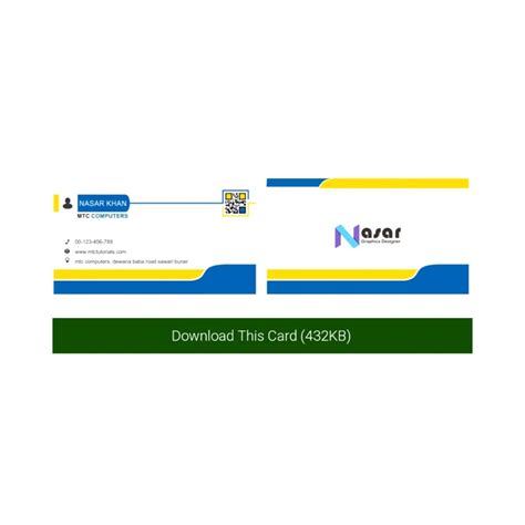 Download professional business cards - MTC TUTORIALS