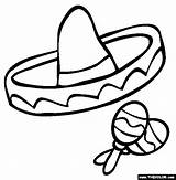 Cinco De Mayo sombreros  Imagui sketch template
