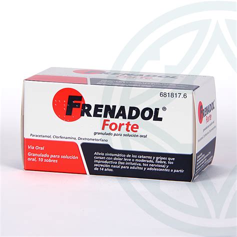 Frenadol Forte 10 sobres | Farmacia Juan José Jiménez