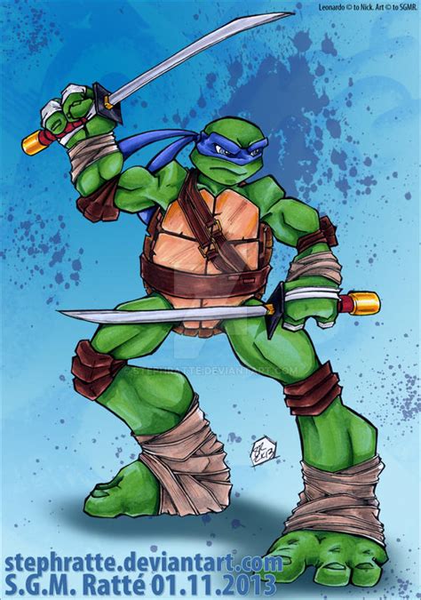 TMNT - :2012 Leonardo: by StephRatte on DeviantArt