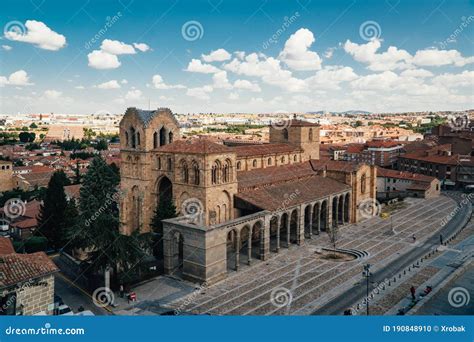 October 01, 2018: Avila, Castile and Leon, Spain. Medieval Avila Castle from Inside. Editorial ...