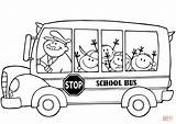 School Bus With Happy Children coloring Page  Free Printable Coloring sketch template