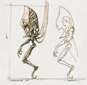 Film Sketchr: Vintage INDEPENDENCE DAY Alien Concept Art by Patrick ...