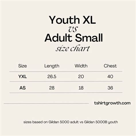 Youth XL vs Adult Small (What's the Difference?)