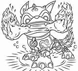 Skylanders Coloring Pages Trigger Happy Printable Print Skylander  sketch template