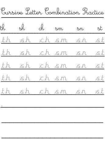 Cursive Handwriting Practice Worksheets for Kids |Twinkl USA