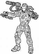 Printable Ironman Coloring Pages sketch template