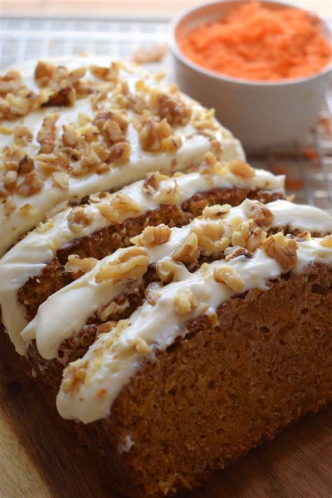 Carrot Cake Loaf Recipe - Julia's Cuisine