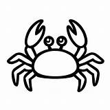 A Simple Crab Coloring Page  Download Print Or Color Online For Free sketch template