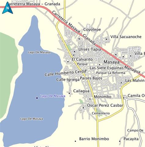 Masaya Nicaragua Map Driving Directions - Nicaragua GPS Map Garmin http://www.gpsetravelguides ...