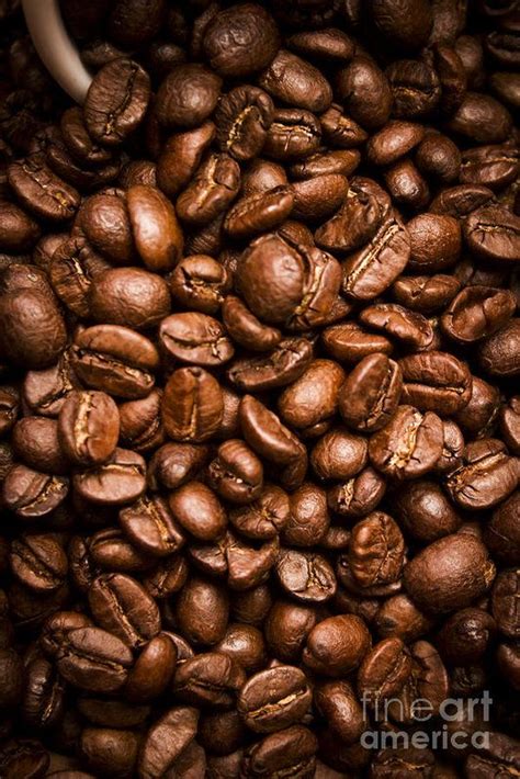 Roasted coffee beans background Art Print by Jorgo Photography in 2021 ...