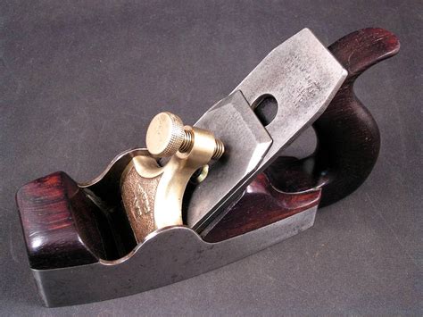 Spiers Number 7a "Improved Pattern" Dovetailed Steel Smoothing Plane (Round Sides, Closed ...