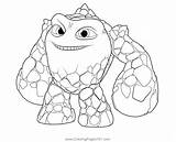 Eruptor Skylanders Spyros Adventure Coloring Page For Kids  Free sketch template