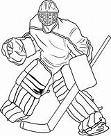 Printable Hockey Coloring Pages sketch template