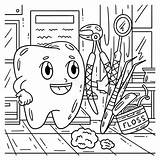 Dental Health Coloring Pages sketch template