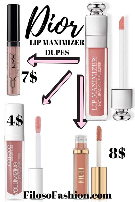 Dior Lipgloss Dupes | Lip gloss dupes, Dior lipgloss, Best lip plumper drugstore