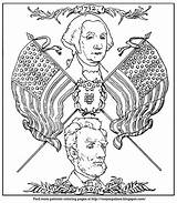 Crayon Palace Color Two Very Famous American Presidents sketch template