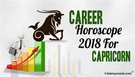 Capricorn 2018 Career Horoscope | Capricorn 2018 Education - Ask My Oracle