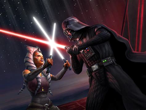 Darth Vader vs Ahsoka Tano (live action). : r/clonewars