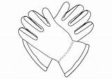 Coloring Page gloves  Free Printables Img 19339 sketch template