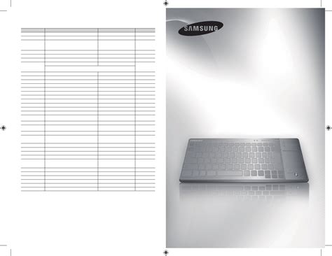 Manual Samsung VG-KBD2000 (page 1 of 10) (English)