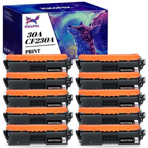 CF230A 30A Toner Cartridge Black 10 Pack for HP 30A CF230A 30X CF230X for Pro MFP M227fdw M203dw ...