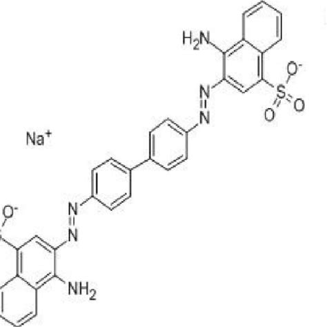 Structure of Congo Red dye | Download Scientific Diagram