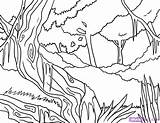 Moss Coloring Page sketch template